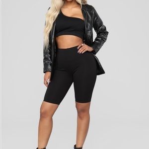 Fashion Nova Faux Leather Jacket